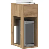 vidaXL Computerschrank mit Schublade Artisan-Eiche 30x44x74 cm