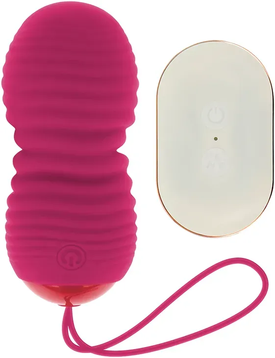 OHMAMA - Ei mit Fernbedienung, 7 Modi, Auf- und Abbewegung, Rosa
