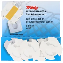 Kinder Steckdosenschutz Teddy-Automatic Serie 6320, weiß 6320-001.01
