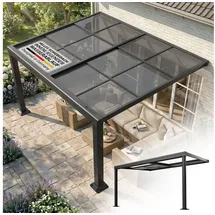 Juskys Terrassendach Jakarta 4 x 3 m grau