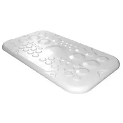 Rittal Kunststoff-Flanschplatte AX mit Membranen Gr. 1 256x149mm