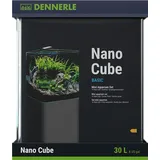 Dennerle Nano Cube Basic, 30 Liter - Mini Aquarium mit Abgerundeter Frontscheibe