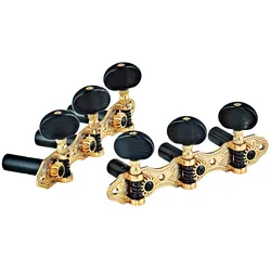 Ortega Konzertgitarren Mechaniken Deluxe Gold Schwarz - Mechanik
