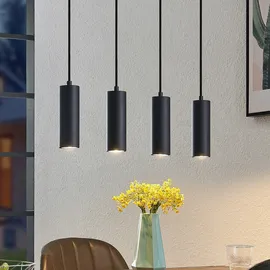LINDBY Maniva 4-flg. 60 cm rechteckig schwarz