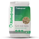 Röhnfried – Grit mit Anis Mineralfutter | Optimierte Mineralien für Tauben | Enthält Austernschalen, Muschelschalen, Quarz- und Rotsteinen (25 Kg)