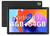 SGIN 10,1 Zoll Tablet 4GB RAM 64GB ROM, Android 12 Octa-Core 2,0 GHz Tablet, 1280 x 800 IPS HD, 2MP + 5MP Kamera, 6000 mAh, 2,4 G / 5 G WiFi, GPS + SIM, TF erweiterbar bis zu 128 GB