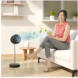 Homcom 22 cm Standventilator Schwarz