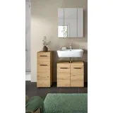 Möbel Boss Badezimmer-Set Ice 3-tlg. Braun/Eiche