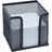 Wedo Zettelbox Office 65701 10x10x10cm Drahtmetall schwarz