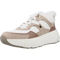 GEOX D DIAMANTA C Sneaker, White/Sand, 37