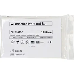 SÖHNGEN Pflaster-Schnellverband 1008213 DIN 13019-E 10x6cm 12 Stück
