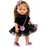 Llorens Puppe Lucy, mit Glitzerkleid schwarz 35cm