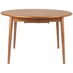 Zuiver Twist Round Ausziehtisch, walnuss