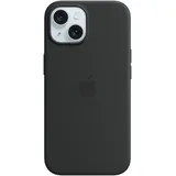 Apple Silikon Case mit MagSafe für iPhone 15 schwarz