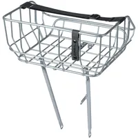 Basil Portland VR-Korb Aluminium Silber