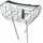 Basil Portland VR-Korb Aluminium Silber
