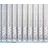 heimtexland Jacquard Store Kräuselband 100 x 300 cm Weiß
