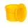 Benbow Eimer mit Deckel 10L x1 Gelb - lebensmittelecht, stabil, luftdicht, auslaufsicher, geruchsneutral - Plastikeimer mit Henkel - leer - Gelb