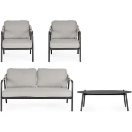 BIZZOTTO Miravet Loungeset anthrazit/taupe