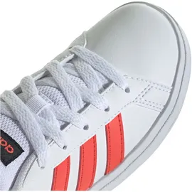 adidas Grand Court Lifestyle Tennis Lace-Up Cloud White / Bright Red / Core Black 28