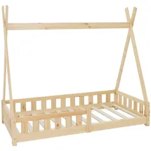 ML-Design Kinderbett Tipi 80 x 160 cm Kiefer natur beige