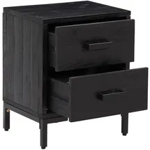 vidaXL Nachtschrank 36 x 30 x 45 cm Schwarz