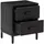vidaXL Nachtschrank 36 x 30 x 45 cm Schwarz