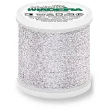 Madeira Stickgarn Metallic "Sparkling", Stärke 40, 200 m-Spule, silber