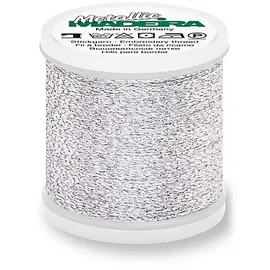 Madeira Stickgarn Metallic "Sparkling", Stärke 40, 200 m-Spule, silber