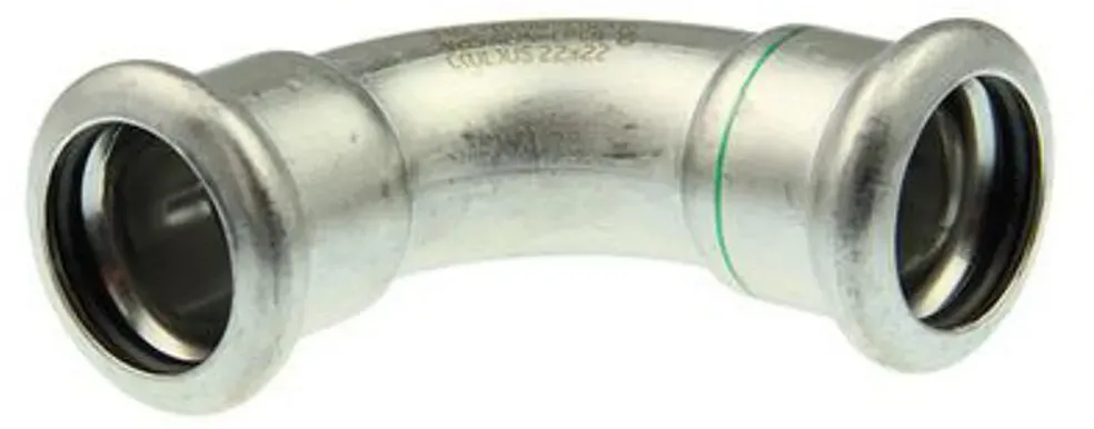 Logafix Edelstahl V4A Bogen 90° d35 I/I M-Kontur