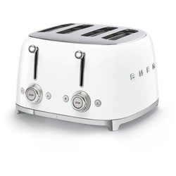 Smeg Toaster Toaster SMEG 4-Schlitz-Toaster Auswahl Farbe TSF03 Auswahl: Weiß weiß Markenwarenshop