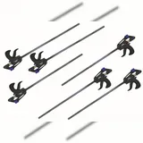 Vago-Tools 6x Schnellspannzwinge 100 mm Einhandzwinge