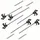 Vago-Tools 6x Schnellspannzwinge 100 mm Einhandzwinge