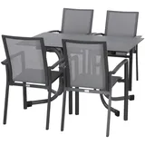 Siena Garden Velia Set 5-tlg. Grau