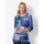 Sieh an! Longshirt Blau 42