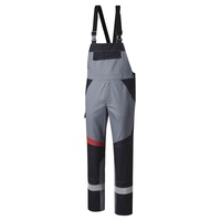PIONIER Workwear Performer light Latzhose schwarz/grau  Art.Nr. 4206032890 14061*, Größen:50, Farbe:schwarz/grau