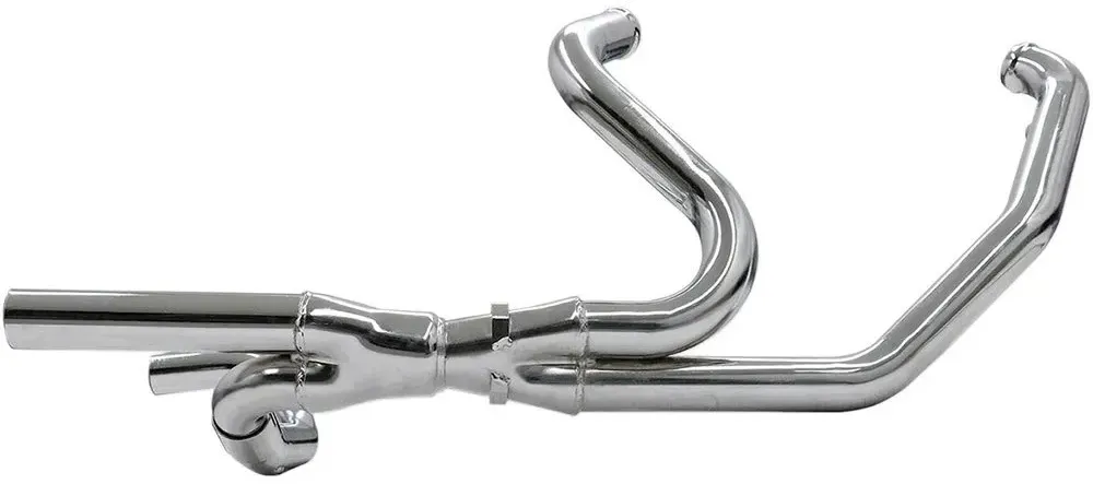 Bassani Xhaust Pipes 2-2 Dual Harley Davidson Ref:1f14a Auspuffkrümmer - Chorme - One Size