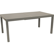 DEGAMO Pisa Ausziehtisch 200 x 90 x 75 cm grau