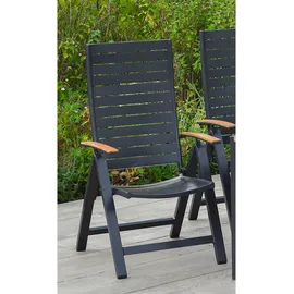 gardenson Astros Gartenlounge-Sessel 61,5 x 72 x 113 cm grau