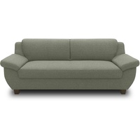 DOMO. collection Sofa Panama, 3-Sitzer, 3er Couch, Garnitur, 3-2-1 Sofa, 91 x 207 x 80 cm (BxTxH), grün