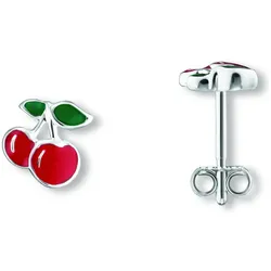 Paar Ohrhänger ONE ELEMENT "Kirsche Ohrringe Ohrstecker aus 925 Silber", silber, Ohrringe, Damen, Kinder, Silber 925 (Sterlingsilber), Damen Silber Schmuck Kirsche
