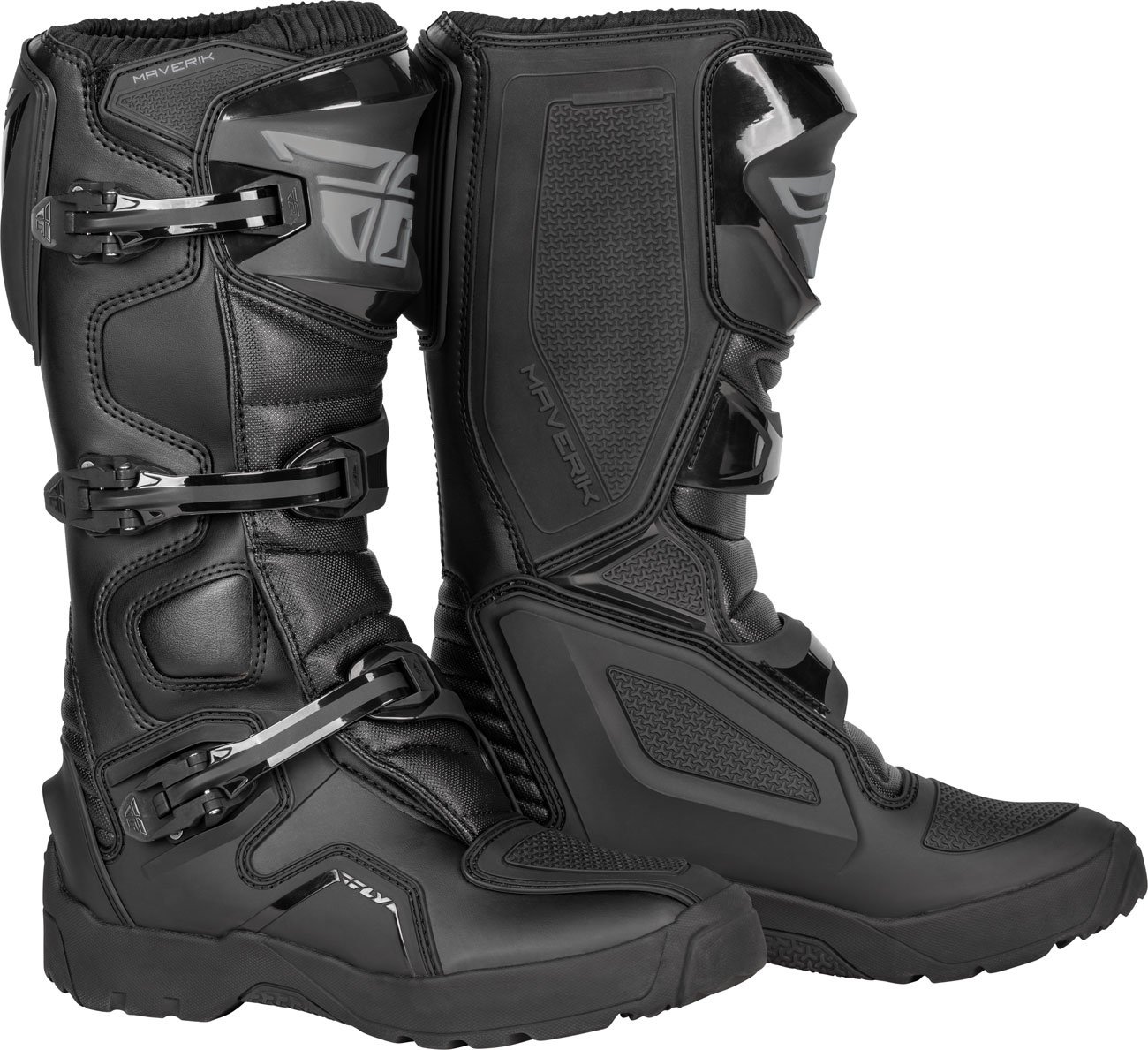 Fly Racing Maverik Enduro, Stiefel - Schwarz - 7 US