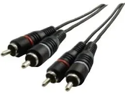Schwaiger CIK5450 Audio-Kabel 5 m 2 x RCA Schwarz