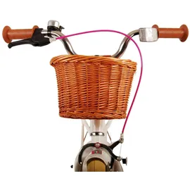 Volare Excellent 14" RH 23 cm weiß/pink 1-Gang Rücktrittbremse