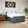 vidaXL Boxspringbett 140 x 200 cm Grau