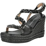 Alma en Pena Keilsandaletten Damen Schwarz 38