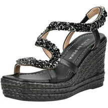 Alma en Pena Keilsandaletten Damen Schwarz 38