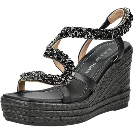 Alma en Pena Keilsandaletten Damen Schwarz 38