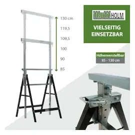 Trutzholm 2 x Arbeitsbock 7-fach höhenverstellbar