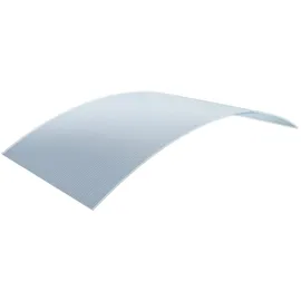 Tectake Doppelstegplatte 121 x 60,5 x 0,4 cm transparent